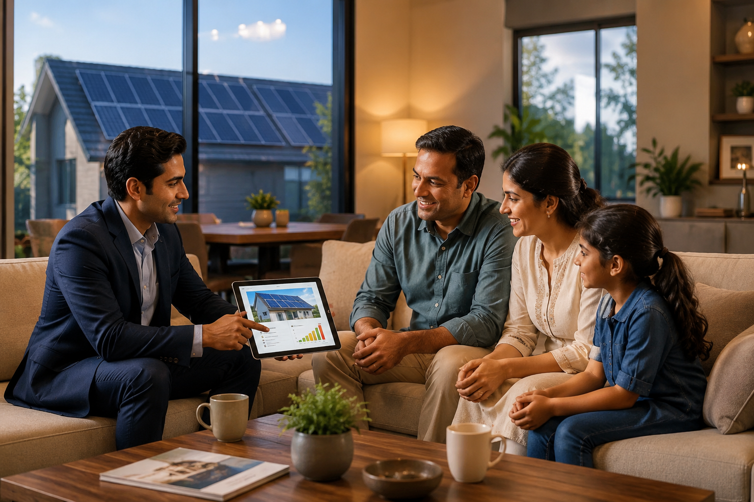 Home visit and survey